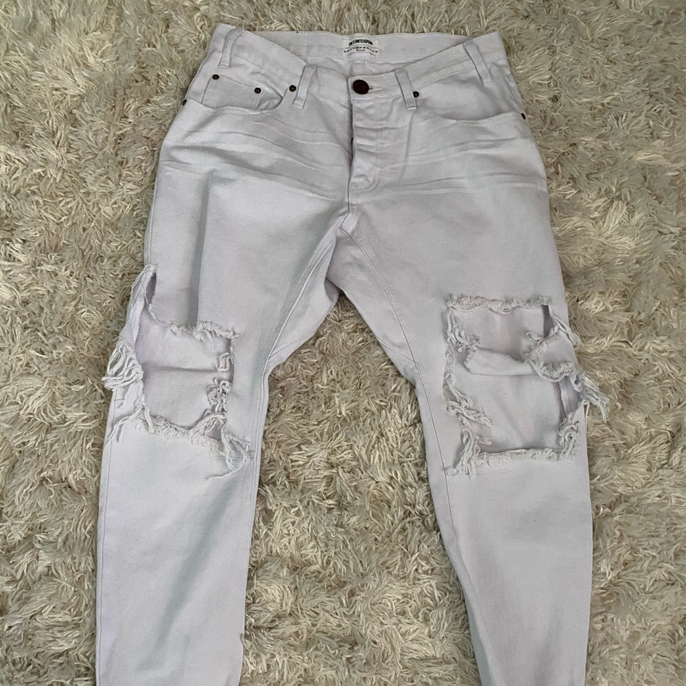 Low rise One Teaspoon distressed jeans